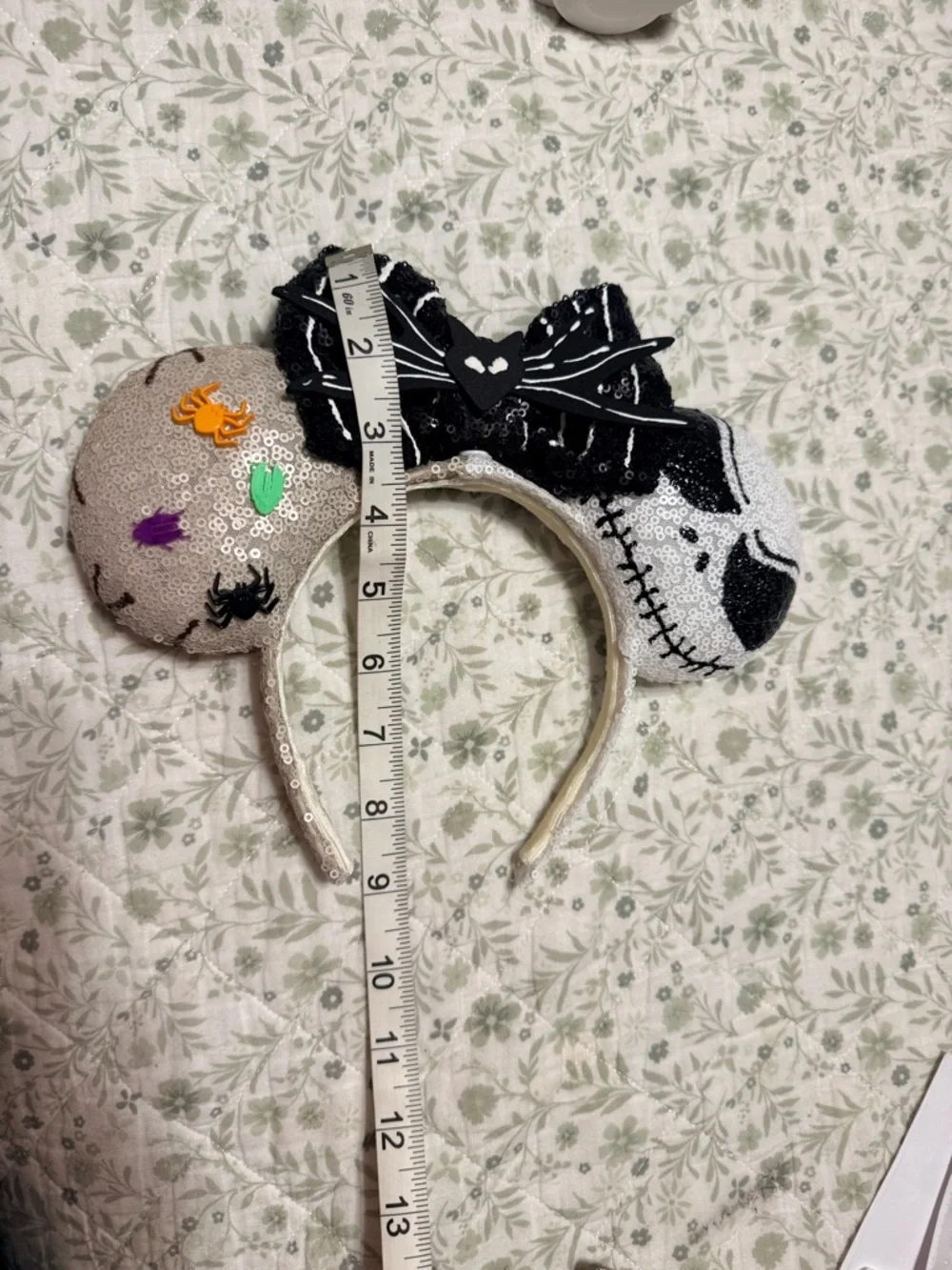 Homemade Nightmare before Christmas Mickey ears - Picture 5 of 8